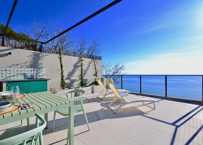 Penthouse Marina Di Bardi - Attico Con Vista Mozzafiato Su Portofino E Terrazza Privata *