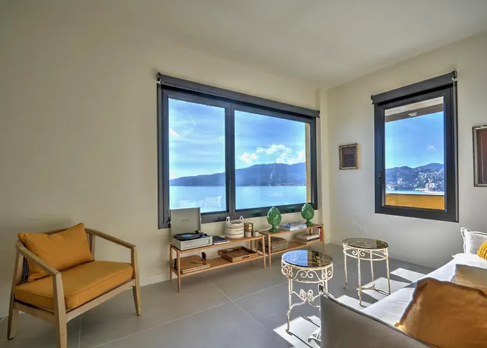 Penthouse Marina Di Bardi - Attico Con Vista Mozzafiato Su Portofino E Terrazza Privata