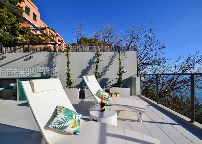 Apartment Penthouse Marina Di Bardi - Attico Con Vista Mozzafiato Su Portofino E Terrazza Privata