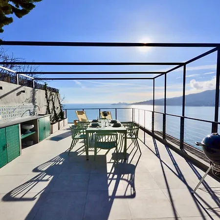 Penthouse Marina Di Bardi - Attico Con Vista Mozzafiato Su Portofino E Terrazza Privata Апартаменты Дзоальи